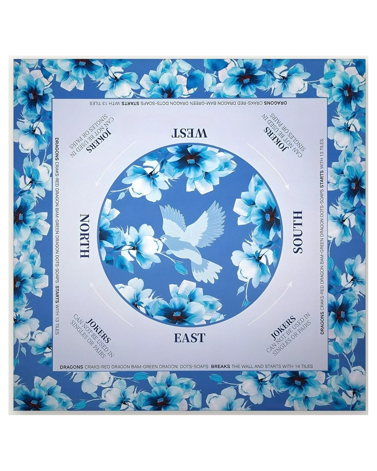 Blue Hibiscus Mat