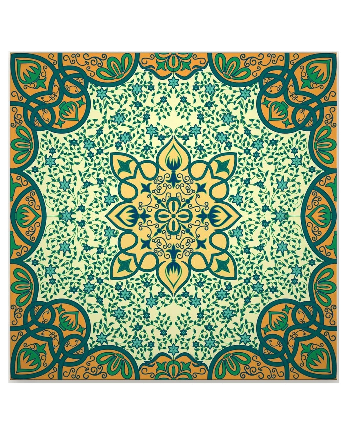 Emerald Mosaic Mat