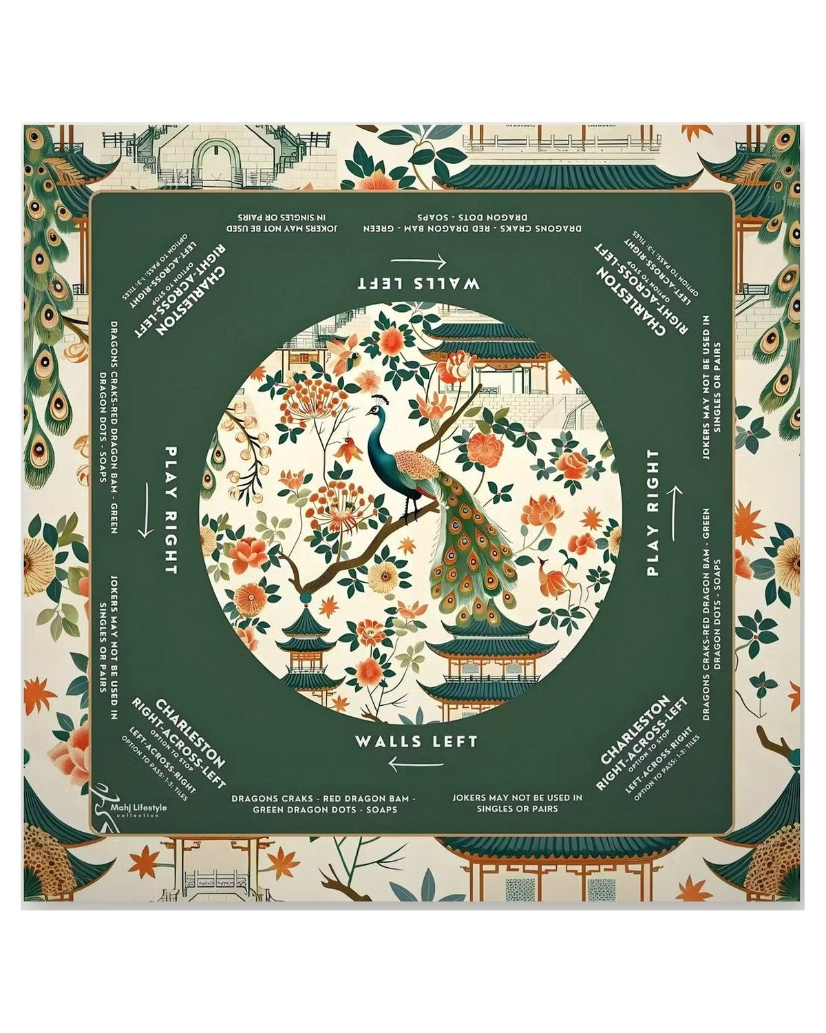 Forest Peacock Mat