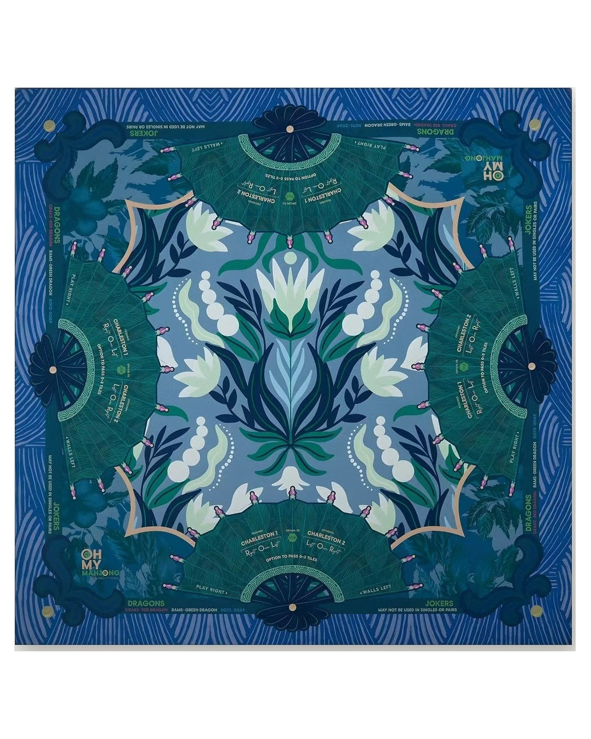 Navy Dove Mat