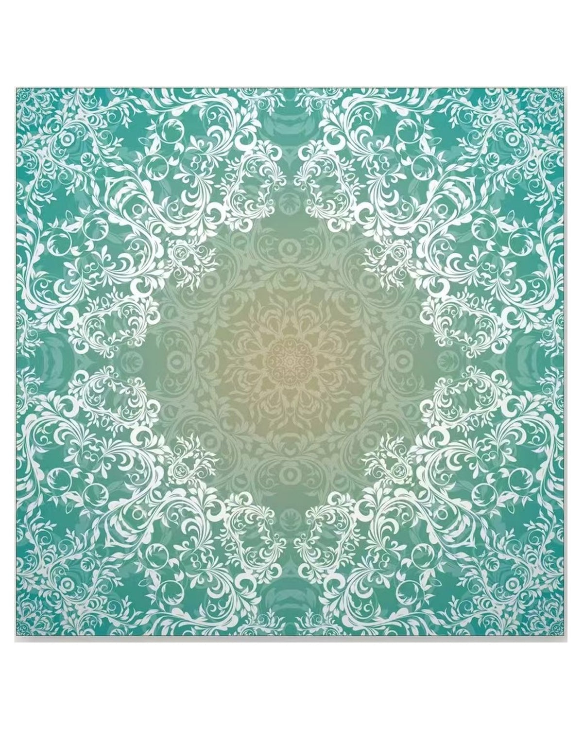 Teal Lace Mat