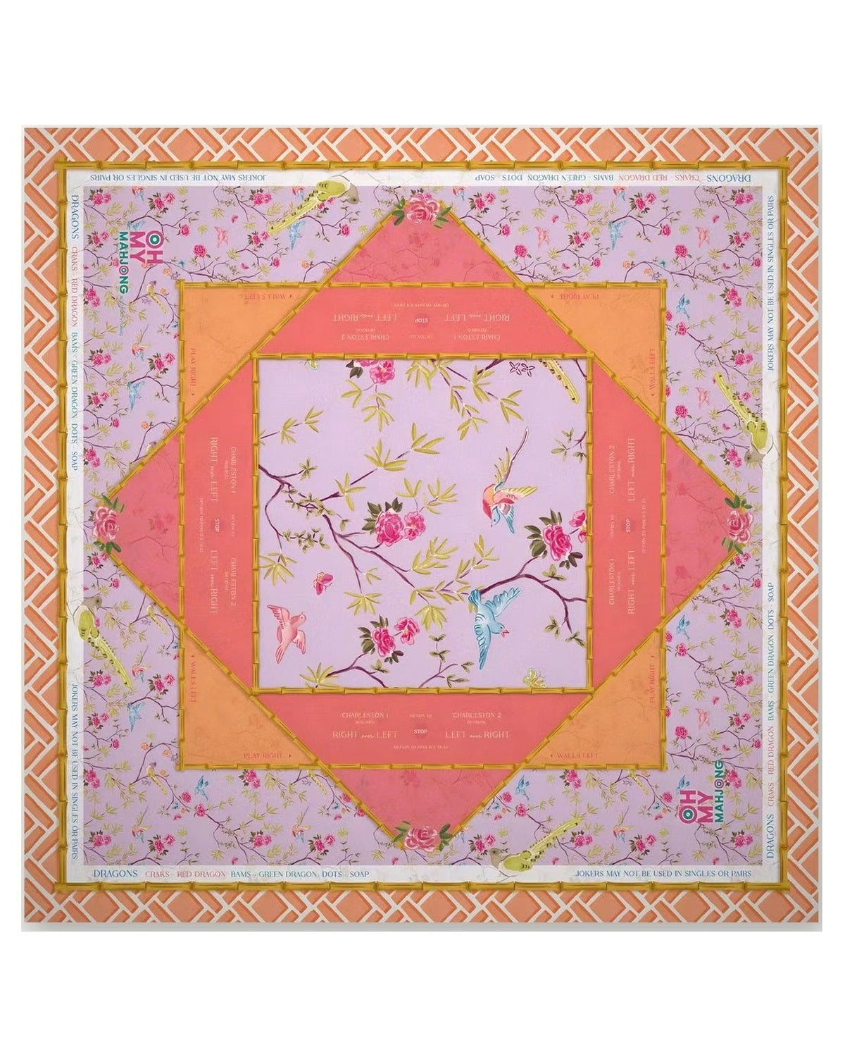 Coral Diamond Mat