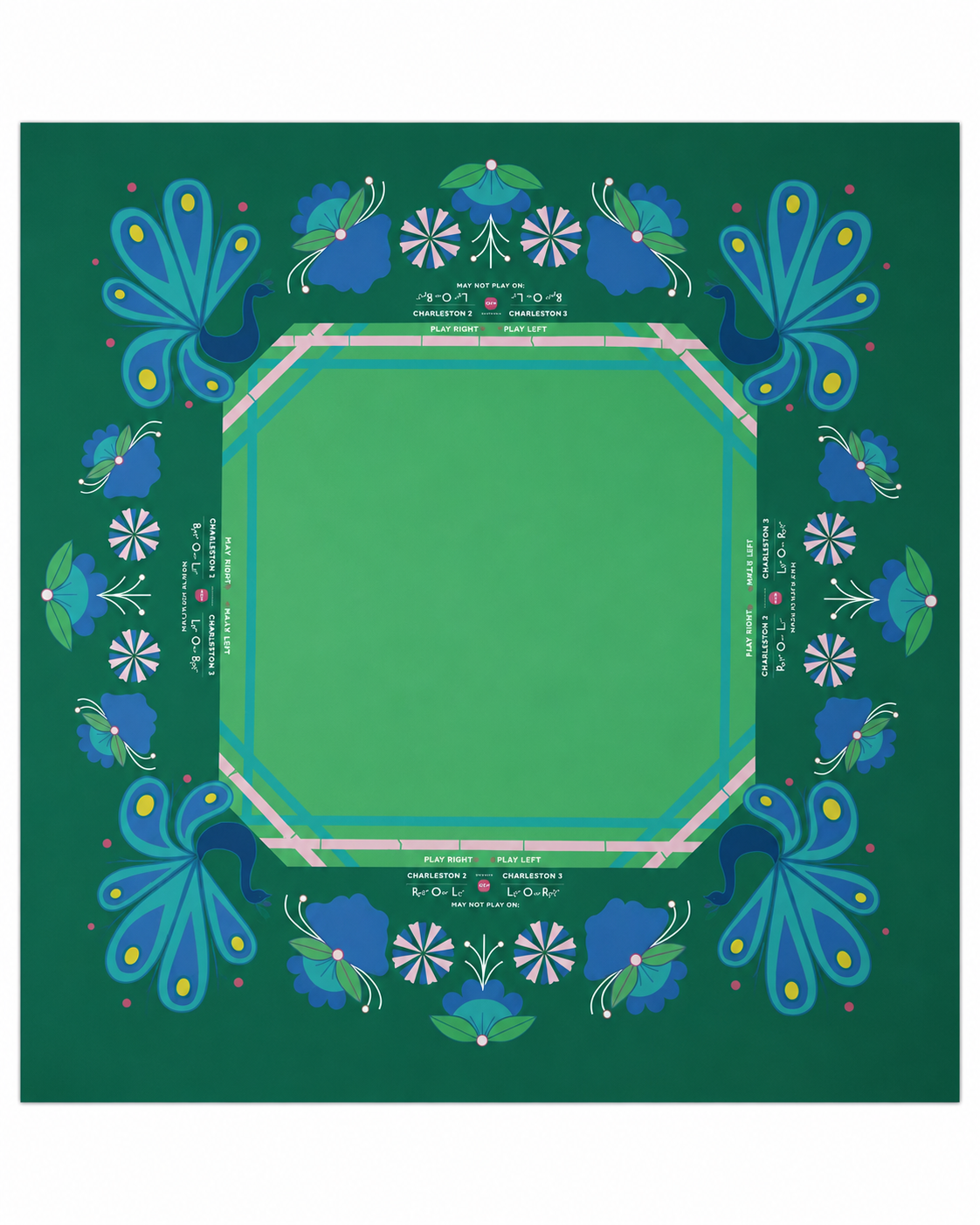 Emerald Peacock Mat